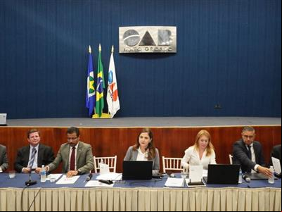 Foto da Notícia: Comissão da BR-163 e diretoria da OAB-MT recebem homenagem por atuação na defesa da advocacia e da sociedade