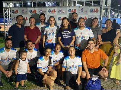 Foto da Notícia: Gisela Cardoso e comitiva da OAB-MT participam dos Jogos da Advocacia do Norte