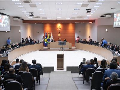 Foto da Notícia: Gisela Cardoso parabeniza José Zuquim Nogueira, escolhido novo presidente do TJ-MT, e deseja êxito na gestão