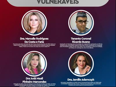 Foto da Notícia: OAB-MT discute violência contra a mulher e pessoas transgênero em palestra sobre Proteção Aos Grupos Vulneráveis