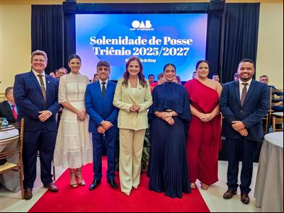 Notícia destaque: Em Sinop, Gisela Cardoso empossa presidente Reginaldo Monteiro de Oliveira para a gestão 2025/2027