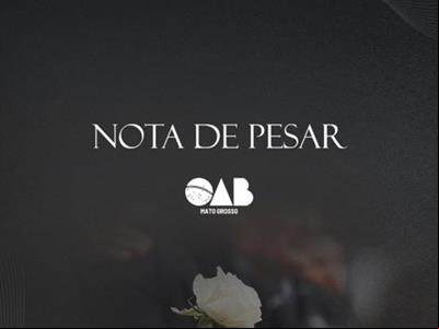 Foto da Notícia: OAB-MT lamenta o falecimento da advogada Sthefani Frozza