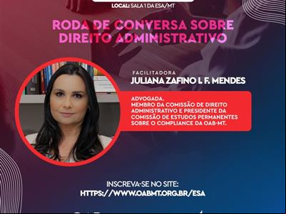 Foto da Notícia: Projeto 'Roda de Conversa' debaterá alterações de contratos istrativos nesta quinta